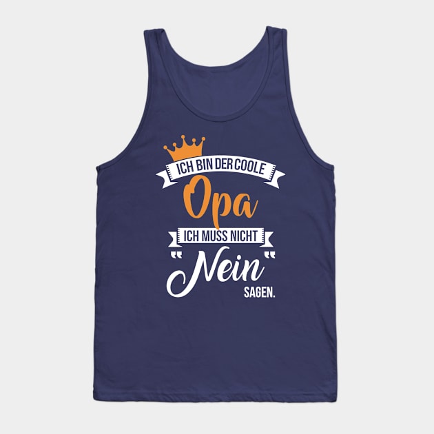 Ich bin der coole opa (2) Tank Top by nektarinchen